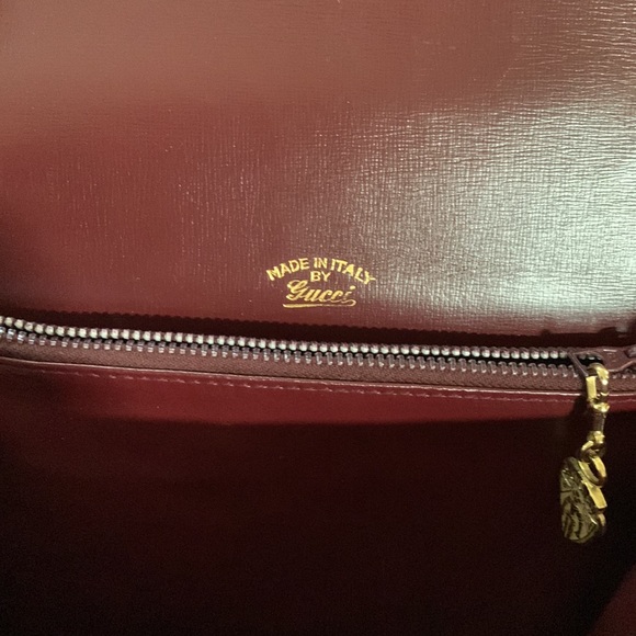 ❤️💋VALENTINES DAY SALE💋❤️ Classy Vintage GUCCI Top Handle/Adjust Shoulder Bag - Picture 10 of 17